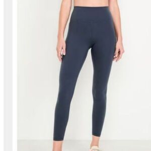 High-Waisted StudioSmooth Leggings – Dusk Navy | Size Medium | NWT